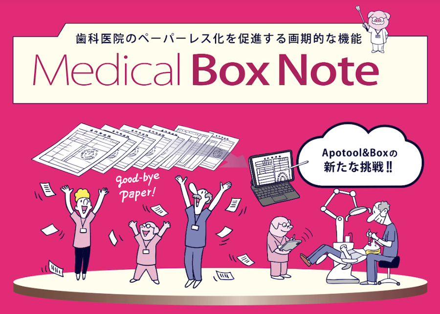 Medical Box Note　～Apotool&Boxから待望のサブカルテ機能がリリースされました！～