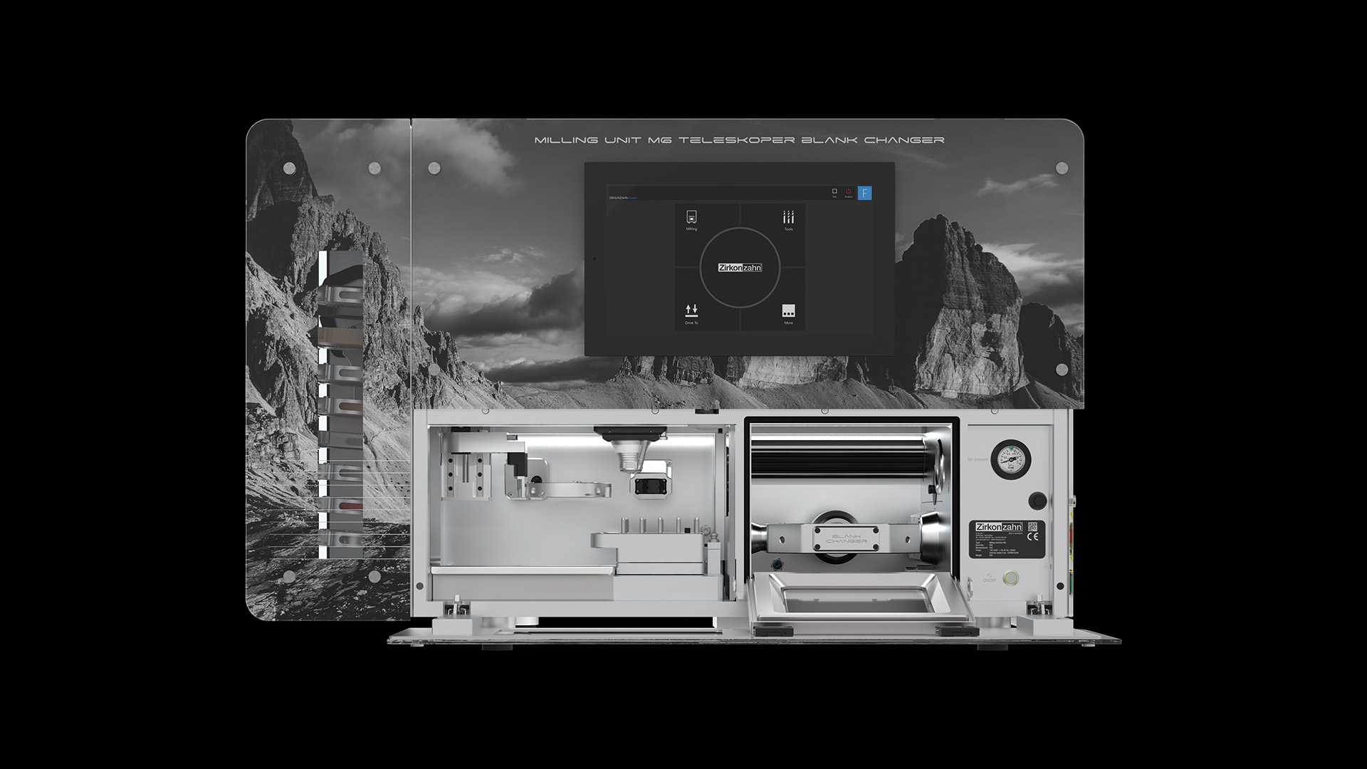 ミリングユニットM6 テレスコーパーブランクチェンジャー